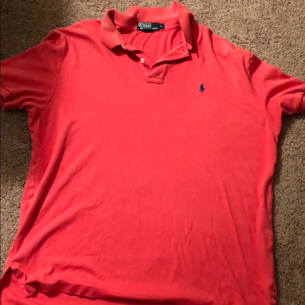 Large men's polo shirt